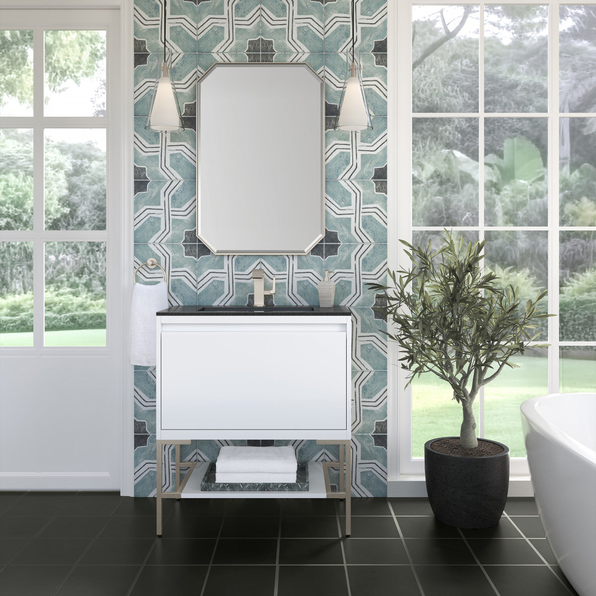 Mantova 31.5" Single Vanity Cabinet