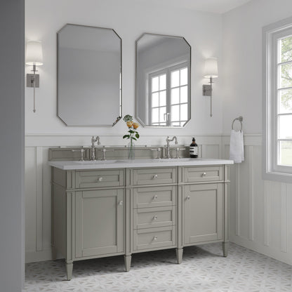 Brittany 60" Double Vanity Cabinet