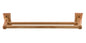 ALFI brand  AB5505 24" Double Rack Wooden Towel Bar Bathroom Accessory