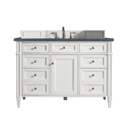 Brittany 48" Single Vanity in Bright White