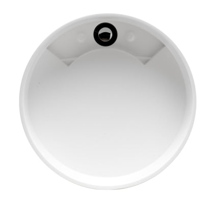 ALFI brand  ABRS15R 15" Round White Matte Solid Surface Resin Sink