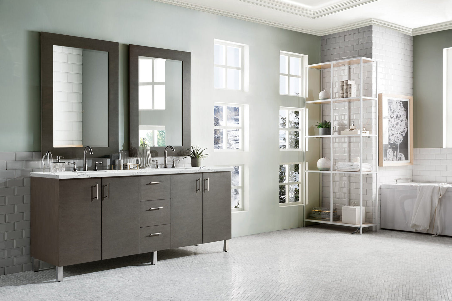 Metropolitan 72" Double Vanity Cabinet