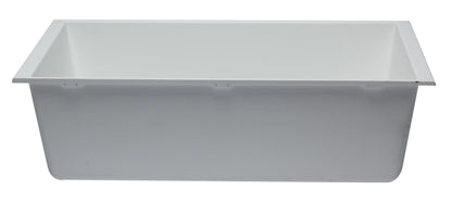 ALFI brand AB3322UM 33" Single Bowl Undermount Granite Composite Kitchen Sink
