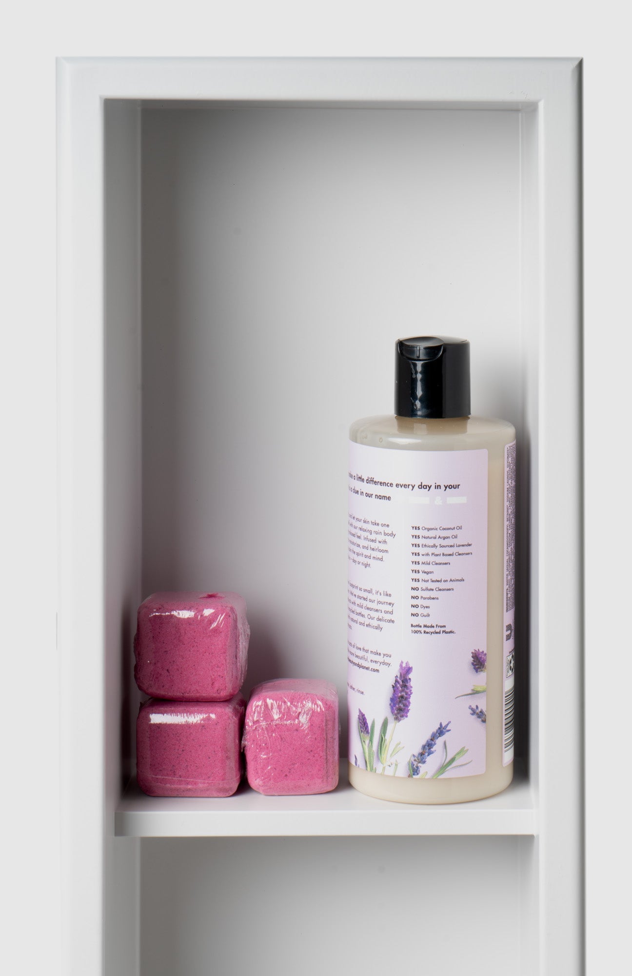 ALFI brand ABNC0836 8" x 36"  Vertical Triple Shelf Bath Shower Niche