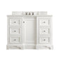 De Soto 48" Single Vanity Cabinet, Bright White