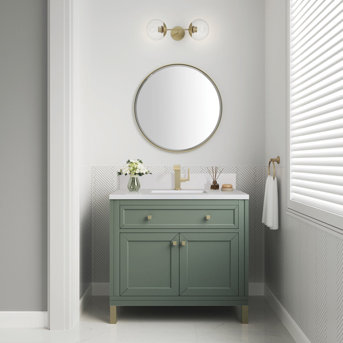 Chicago 36" Single Vanity Cabinet