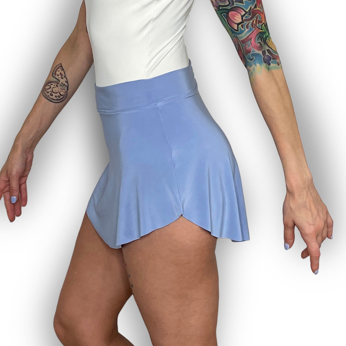 Cotton Candy Blue Ballet Pull On Skirt - Demi