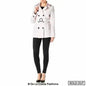 Womens Spring/Summer Double Breasted Short Belted Coat (1710-SP)