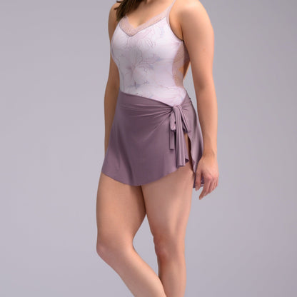 Light Purple Ballet Wrap Skirt -  Lavender Mist Demi Skirt