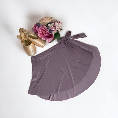 Light Purple Ballet Wrap Skirt -  Lavender Mist Demi Skirt