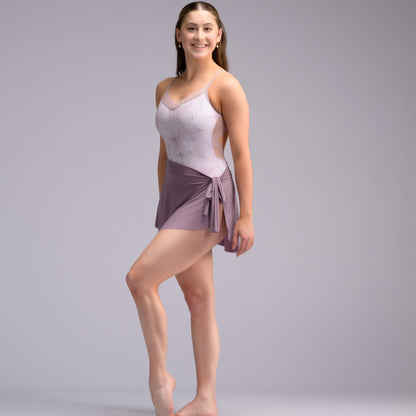 Light Purple Ballet Wrap Skirt -  Lavender Mist Demi Skirt