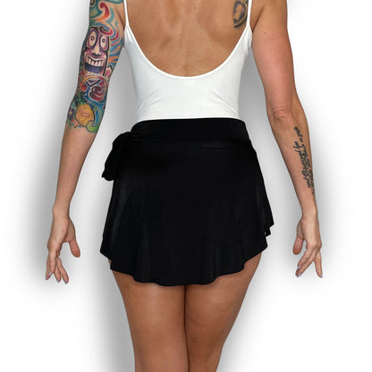 Black Ballet Wrap Skirt - Demi