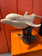 Wood Dolphin On Root Base-2 Sizes