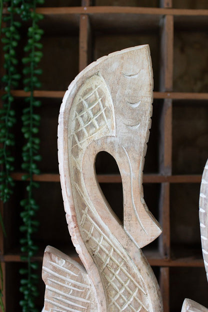 Wooden Tabletop Seahorse