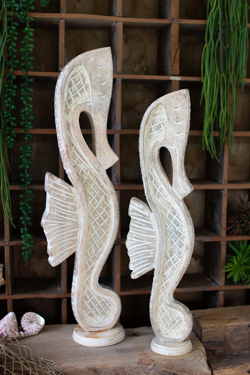 Wooden Tabletop Seahorse