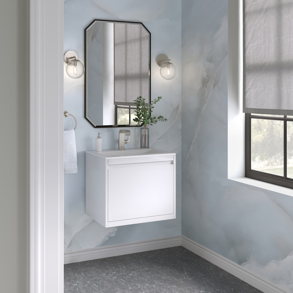 Mantova 23.6" Single Vanity Cabinet
