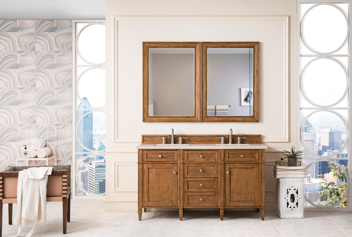 Brittany 60" Double Vanity Cabinet
