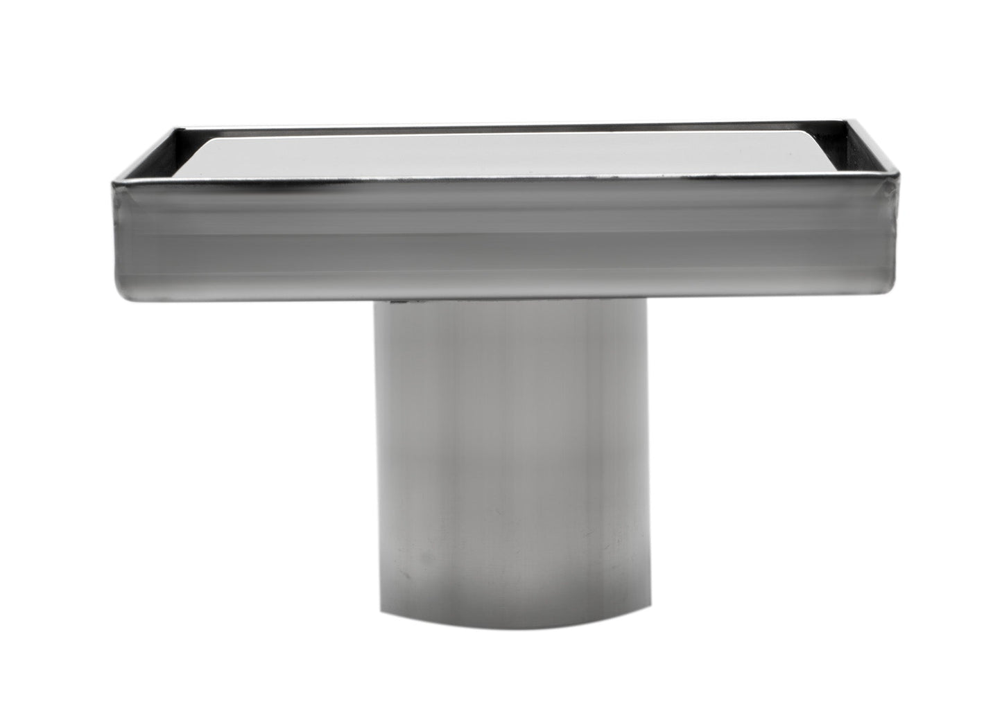 ALFI brand  ABSD55B-BSS 5" x 5" Modern Square Polished Stainless Steel Shower Drain with Solid Cover