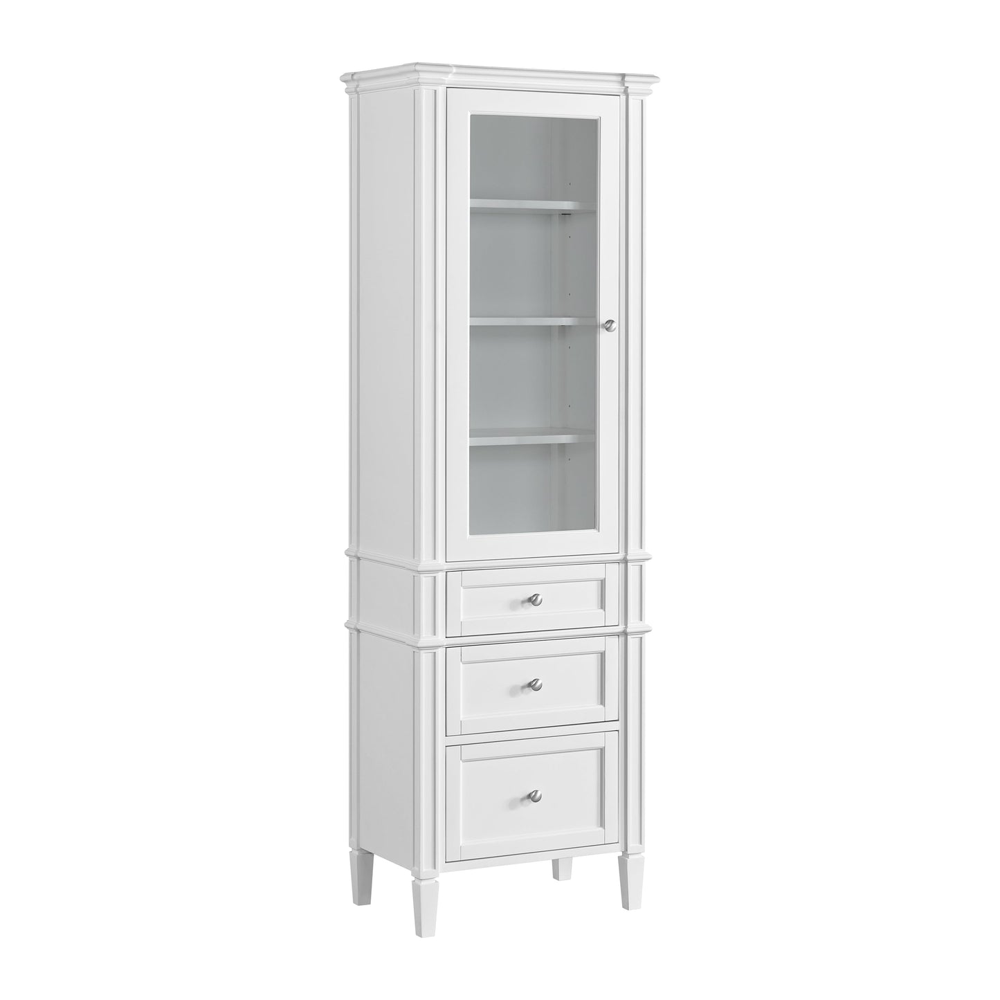 Brittany Linen Cabinet, Bright White