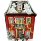 Diecut Red House  Advent Card With Envelope