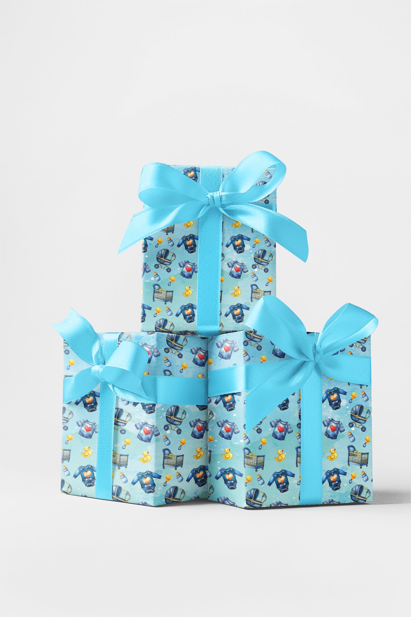 I Love Mom - Blue