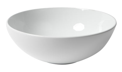 ALFI brand  ABC905 White 15" Round Vessel Bowl Above Mount Ceramic Sink