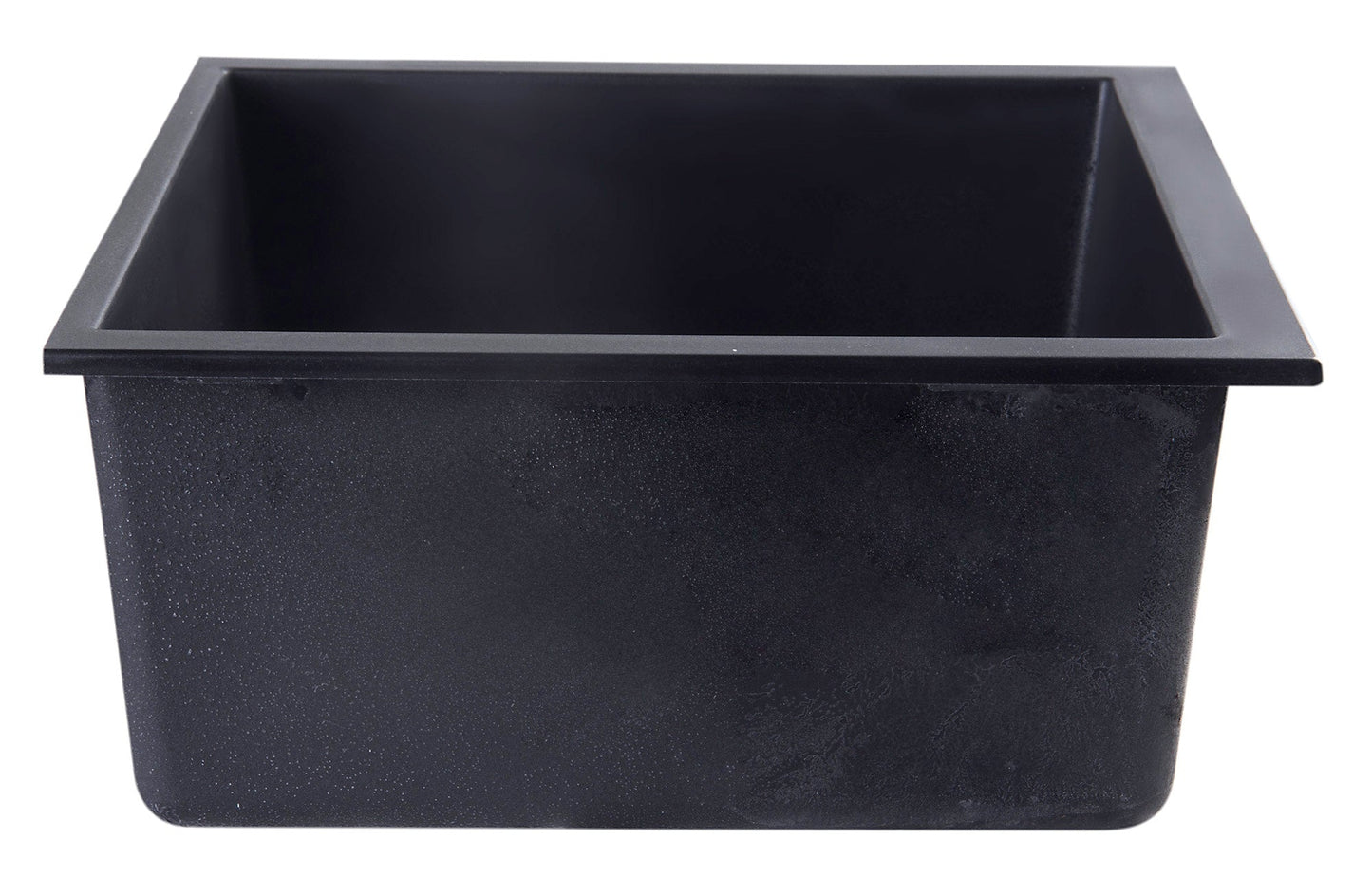 ALFI brand AB2420UM 24" Undermount Single Bowl Granite Composite Kitchen Sink