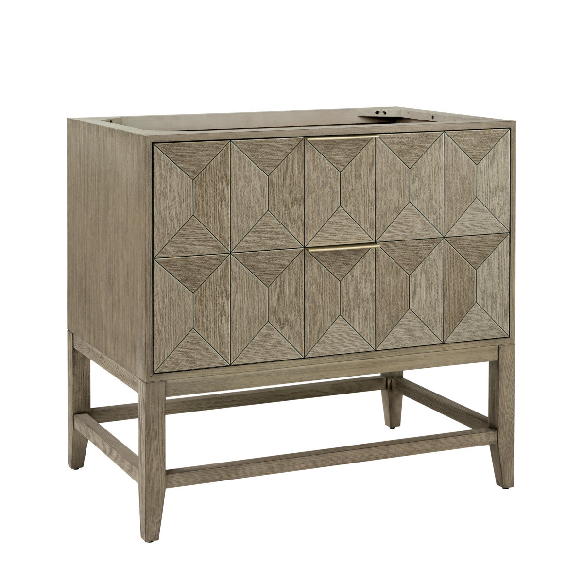 Emmeline 36" Single Vanity Cabinet, Pebble Oak