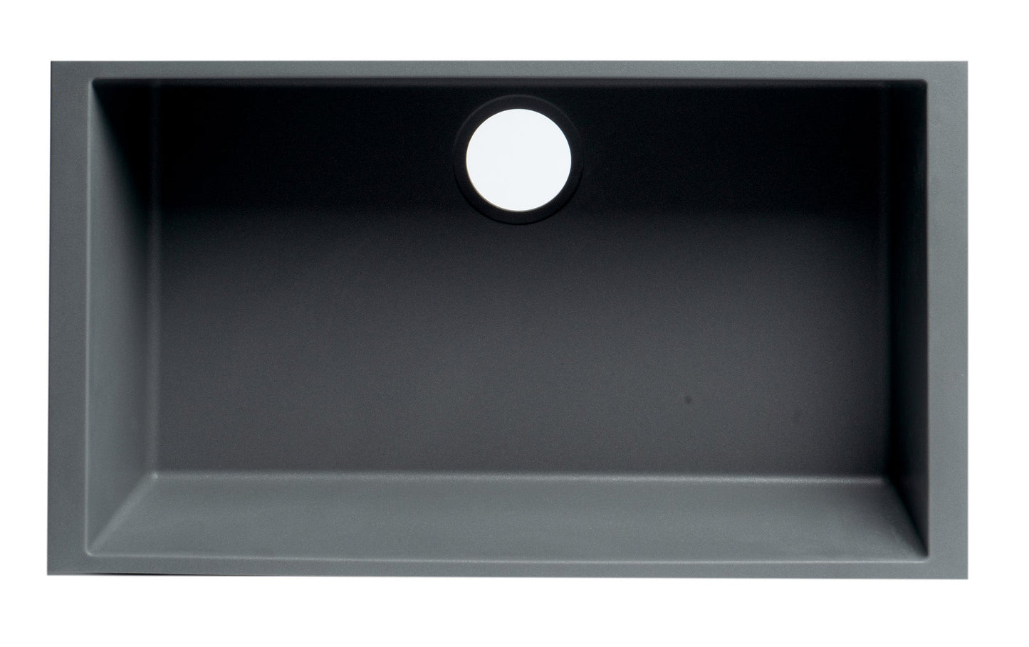 ALFI brand AB3020UM 30" Undermount Single Bowl Granite Composite Kitchen Sink