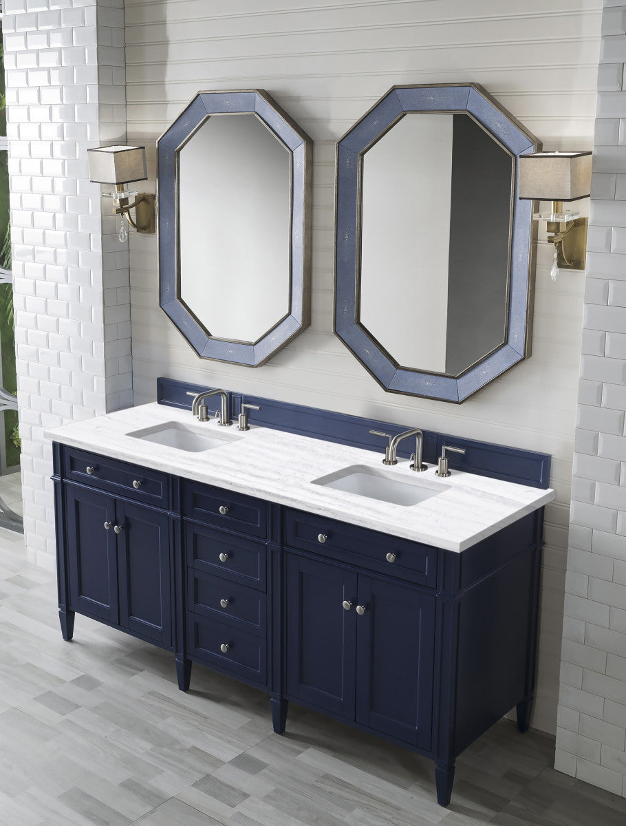 Brittany 72" Double Vanity Cabinet