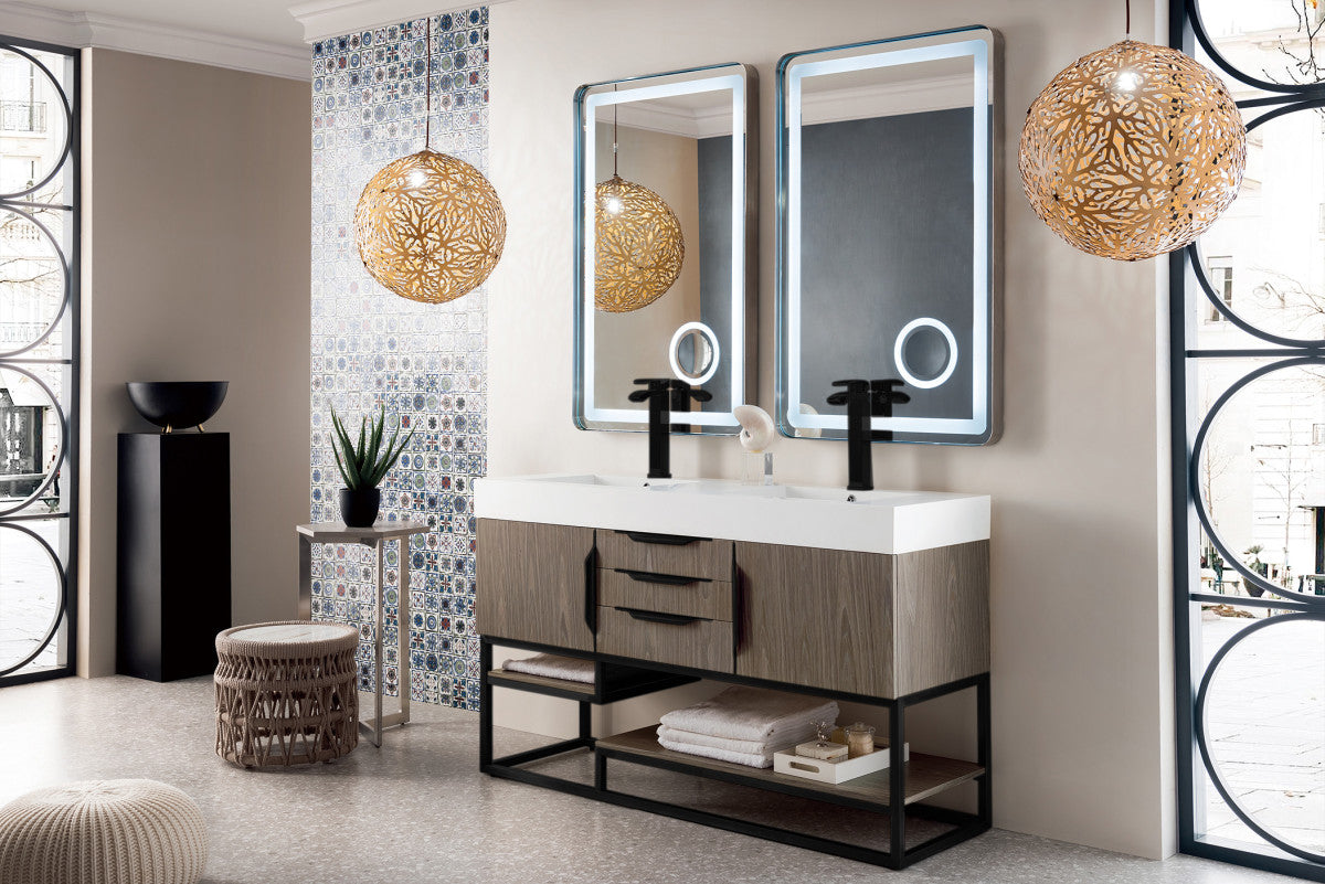 Columbia 59" Double Vanity Cabinet