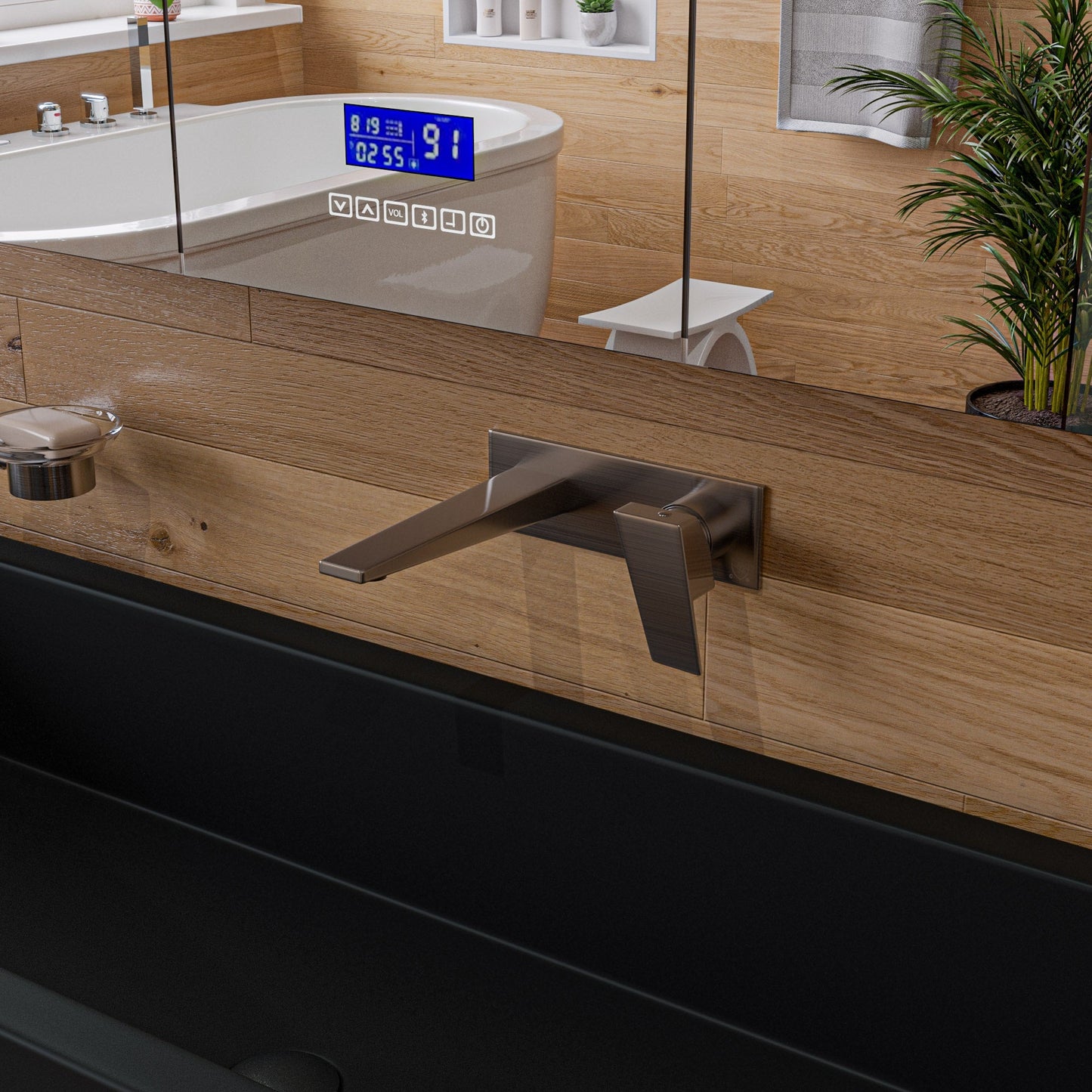 ALFI brand AB1472 Wall Mounted Bathroom Faucet