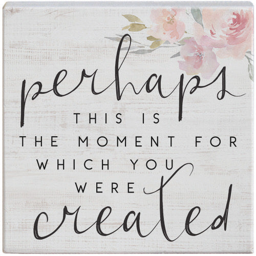 Shelf Sitter Sign - Moment Created