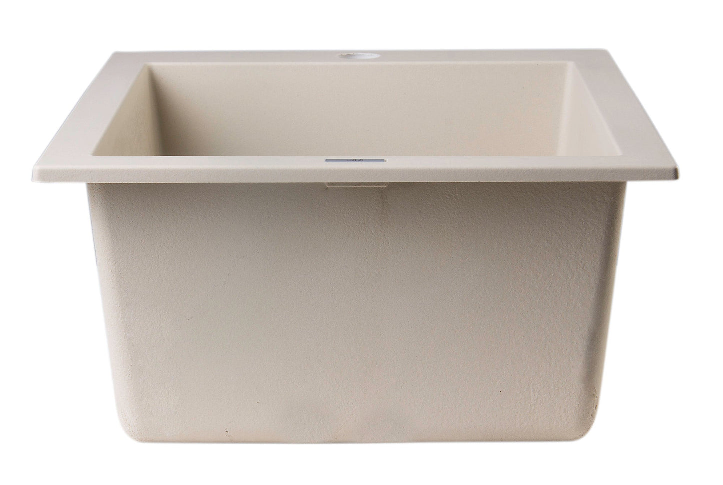 ALFI brand AB1720DI 17" Drop-In Rectangular Granite Composite Kitchen Prep Sink