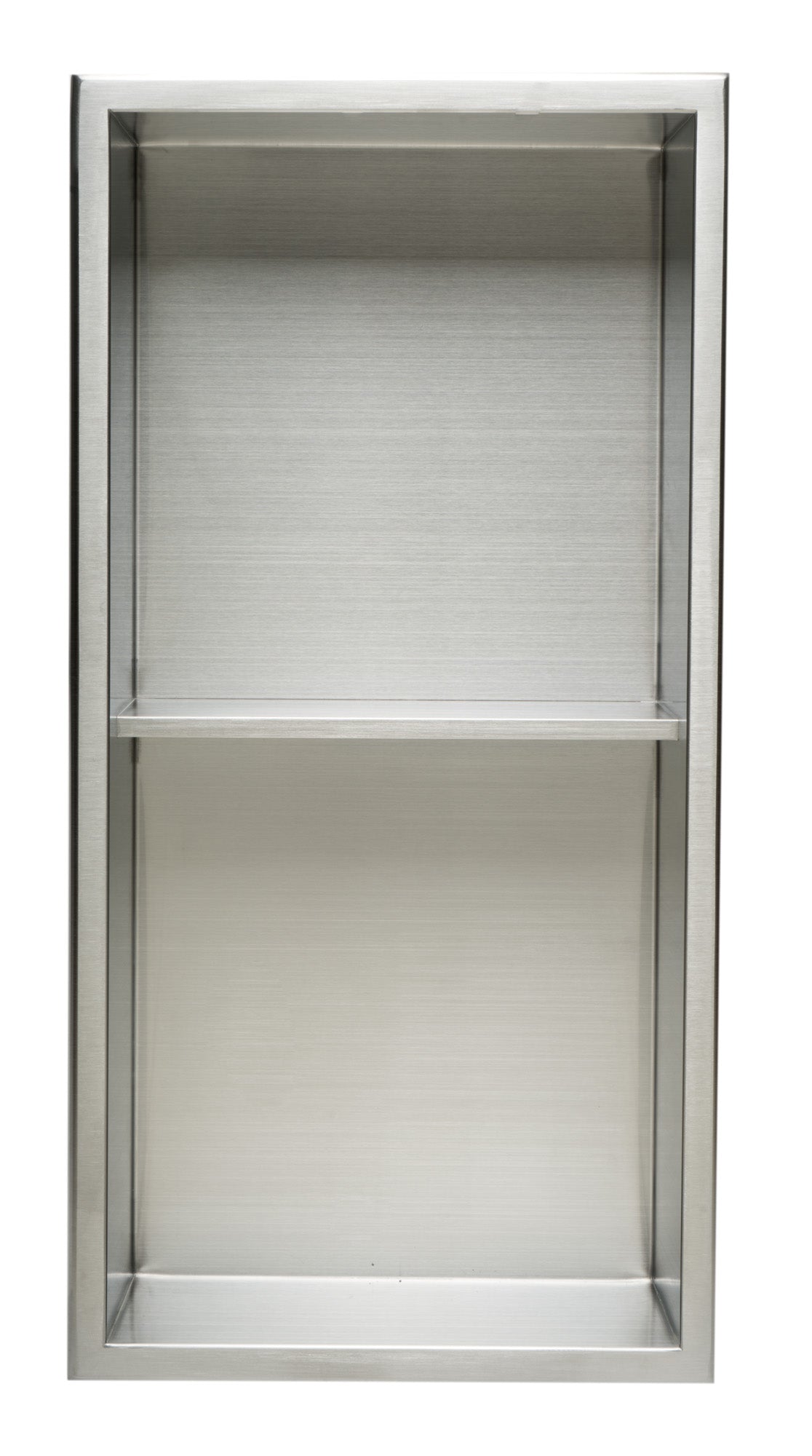 ALFI brand ABN1224 12 x 24  Vertical Double Shelf Bath Shower Niche