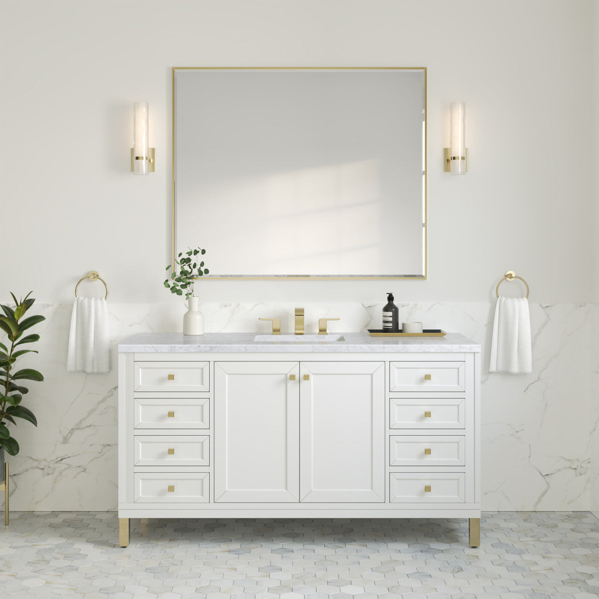 Chicago 60" Single Vanity Cabinet