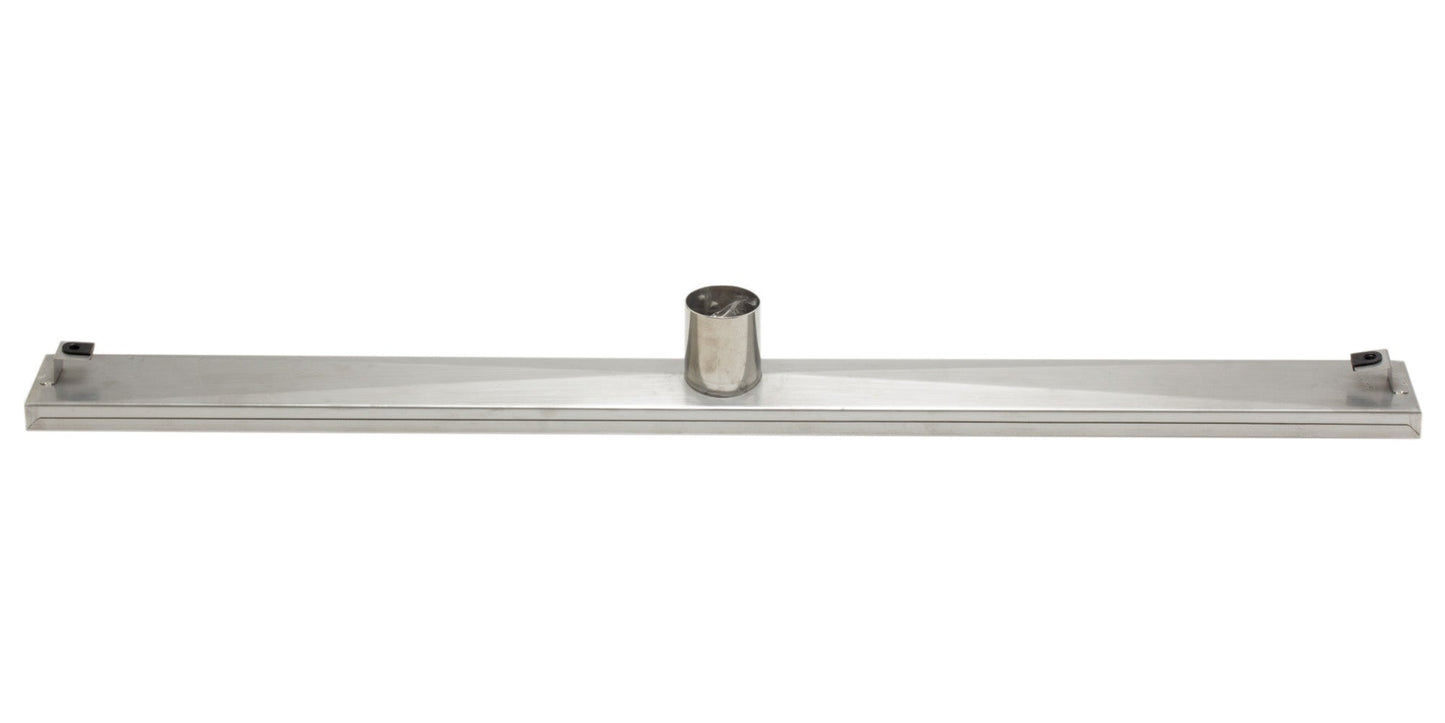 ALFI brand  ABLD36D 36" Modern Stainless Steel Linear Shower Drain with Groove Lines