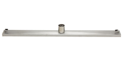 ALFI brand  ABLD36D 36" Modern Stainless Steel Linear Shower Drain with Groove Lines