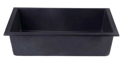 ALFI brand AB3020UM 30" Undermount Single Bowl Granite Composite Kitchen Sink