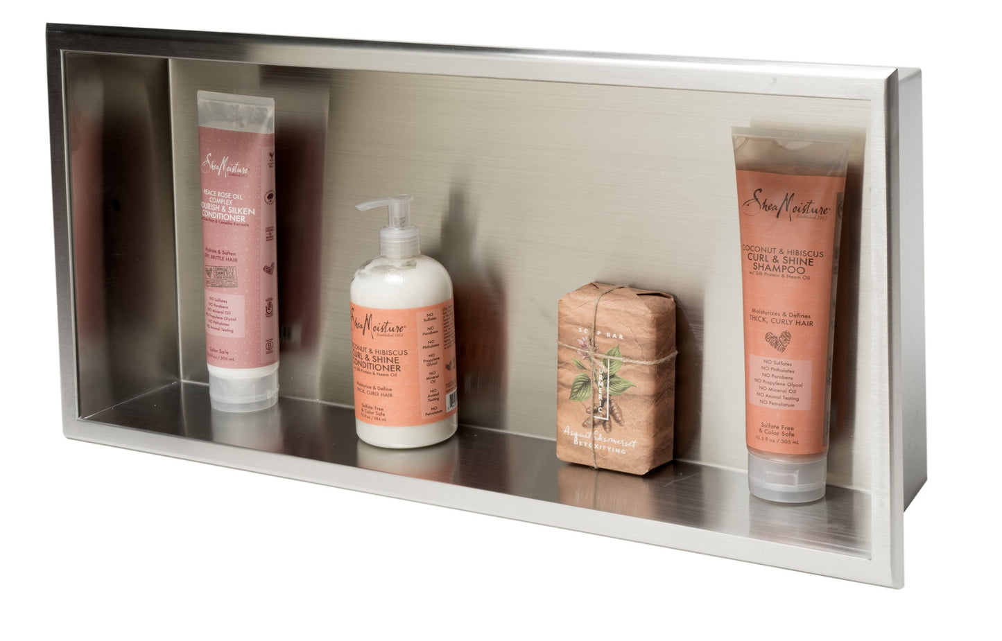 ALFI brand ABN2412 24 x 12  Horizontal Single Shelf Bath Shower Niche