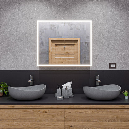ALFI brand AB1158 Tall Square Body Curved Spout Single Lever Bathroom Faucet