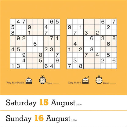 Original Sudoku Page-A-Day Calendar 2026