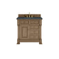 James Martin 547-V36 Brookfield 36” Single Vanity – Black Onyx / Honey Oak / Pearl Charcoal