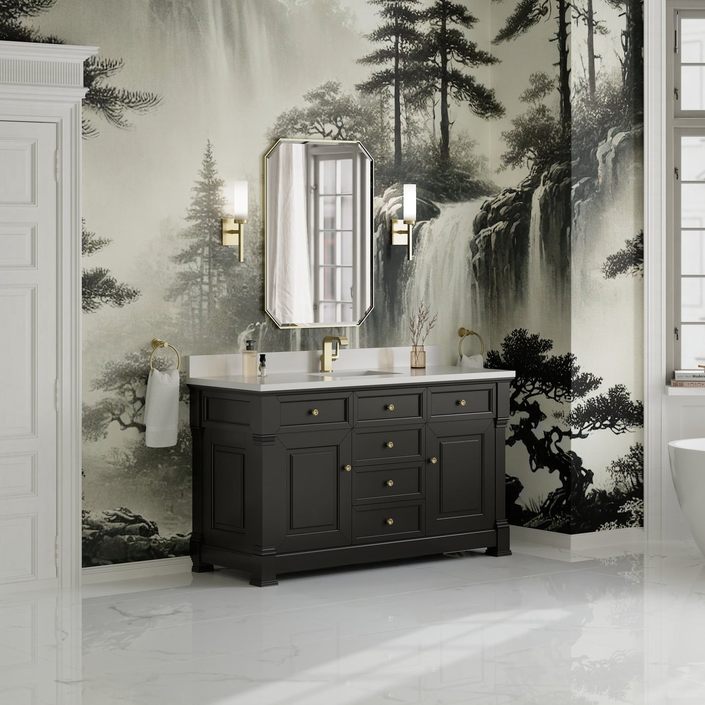 Brookfield 60" Single Vanity