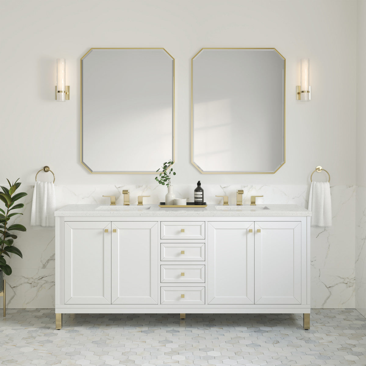 Chicago 72" Double Vanity Cabinet