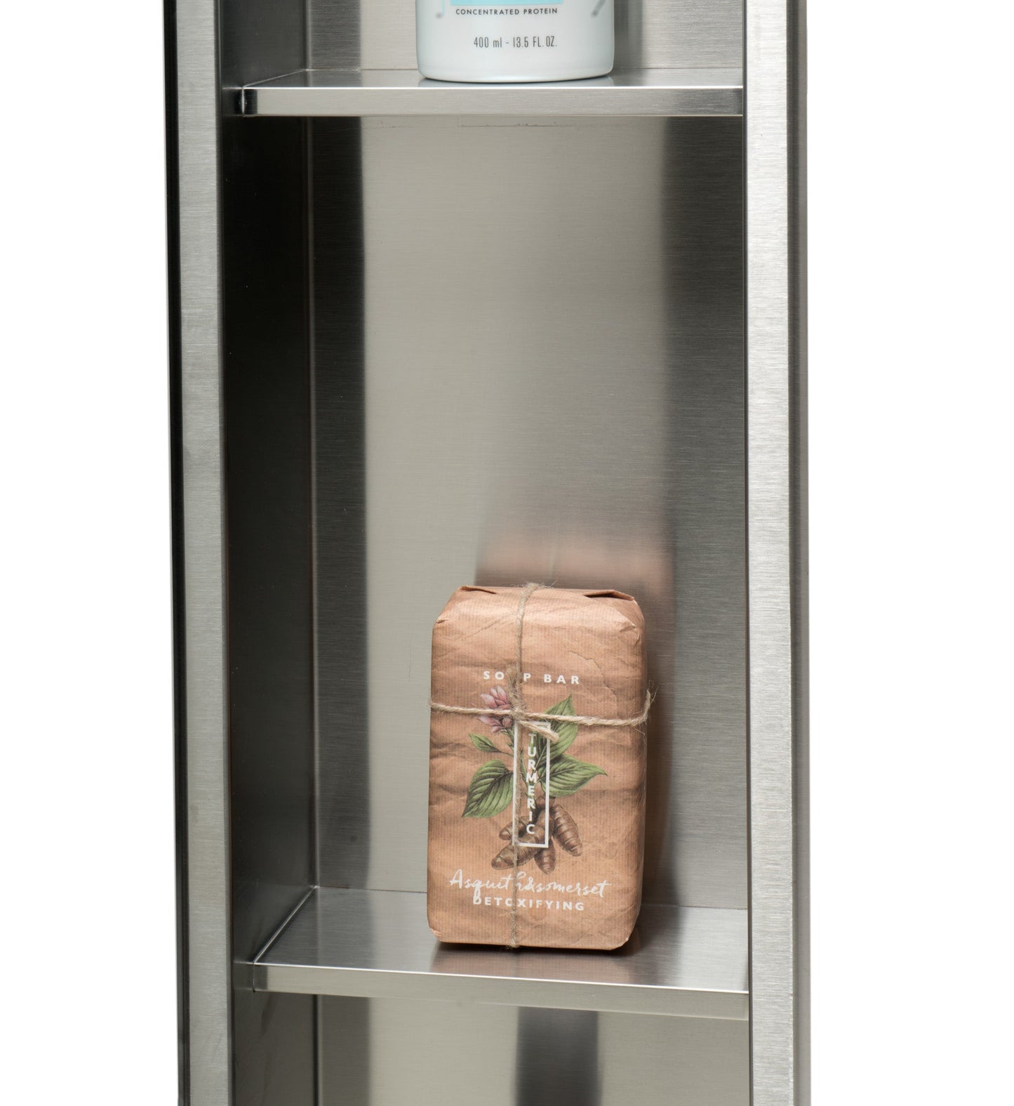 ALFI brand ABN0836 8 x 36 Vertical Triple Shelf Bath Shower Niche