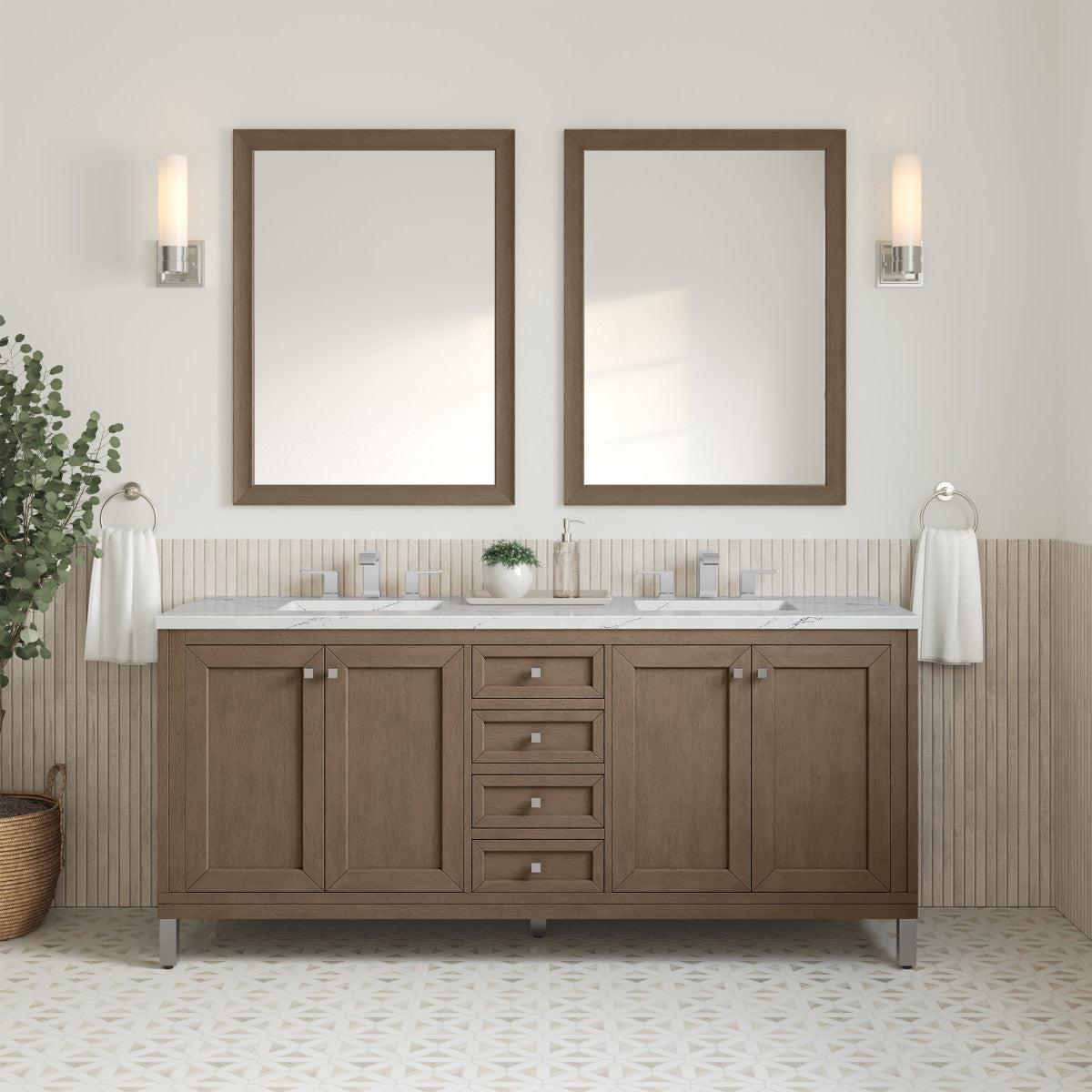 Chicago 72" Double Vanity Cabinet
