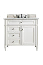 Brittany 36" Single Vanity in Bright White