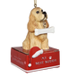 Cocker Spaniel with Bone Ornament