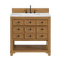 Malibu 36" Single Vanity Cabinet, Amber Birch